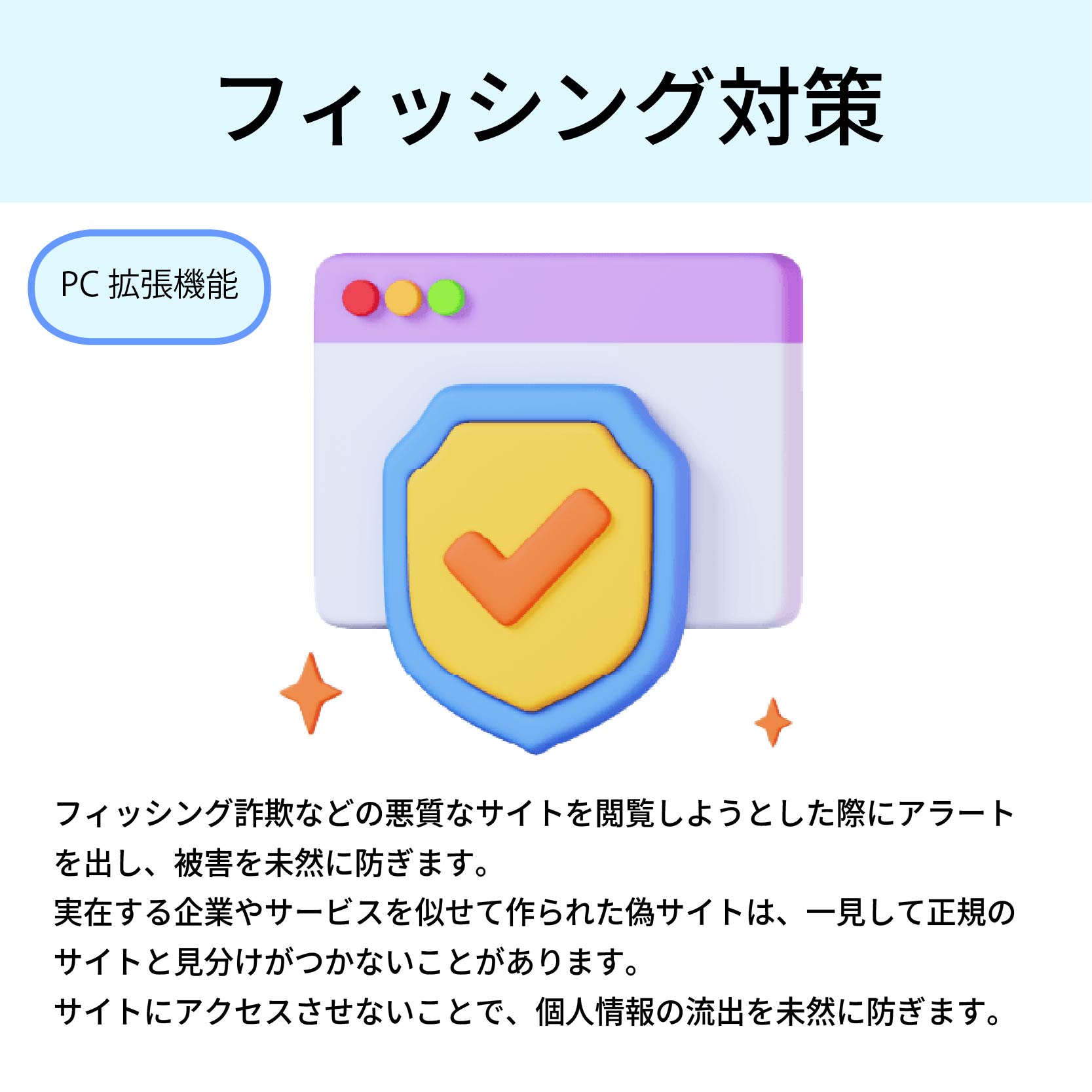 フィッシングサイト対策